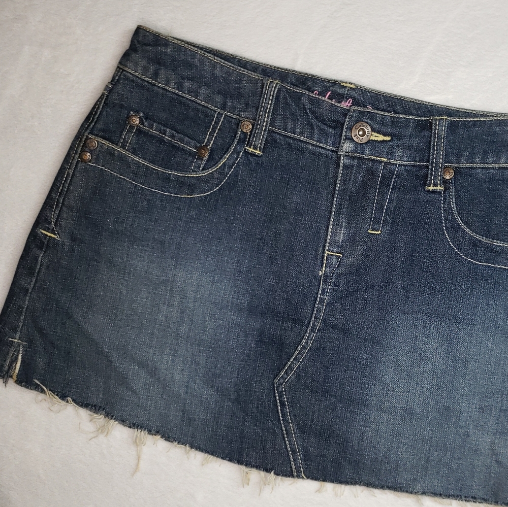 Celebrity Pink Denim Mini Skirt Size 5